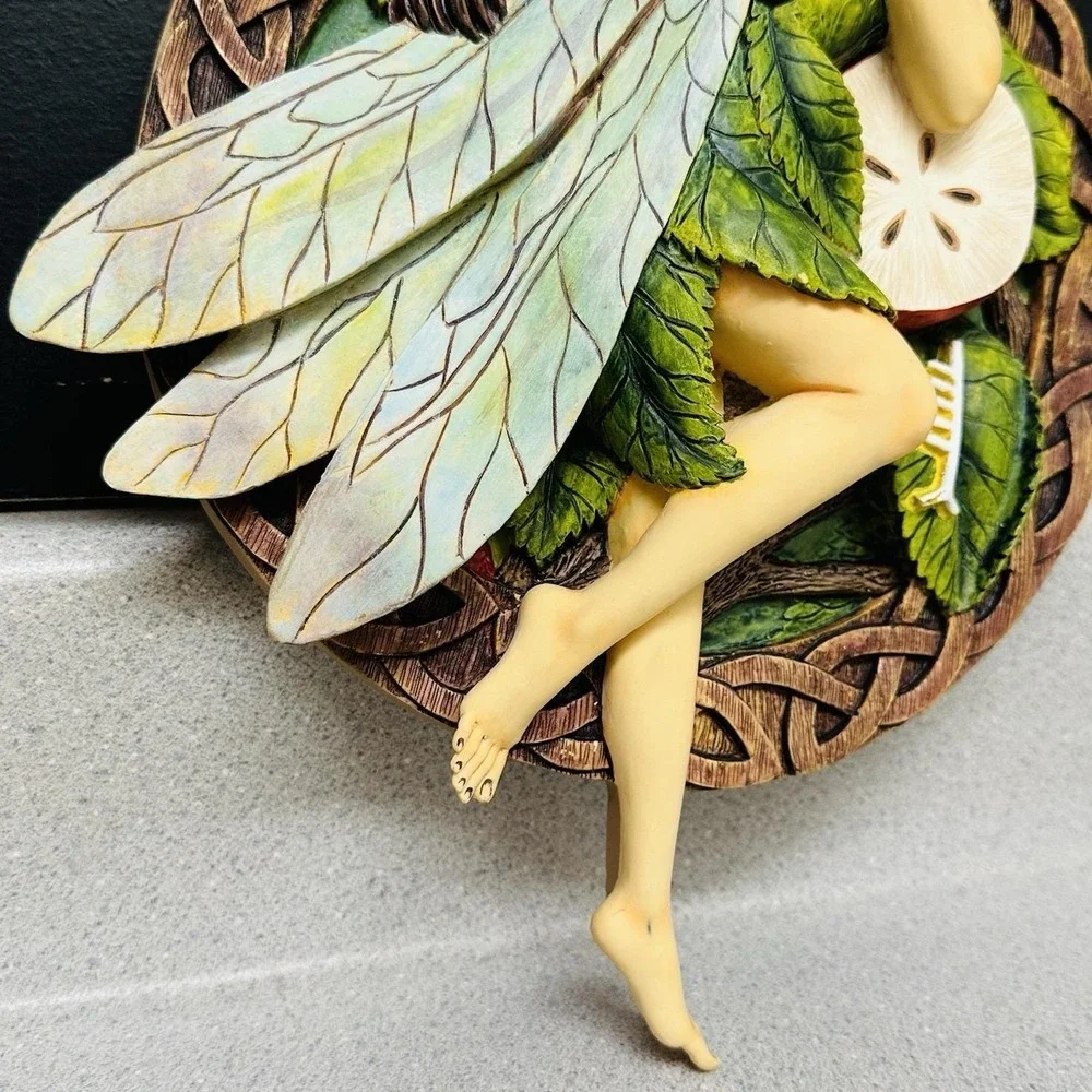 Apple Tree Fairy Plaque Hanging Wall Decor Handcrafted By SASO 2010